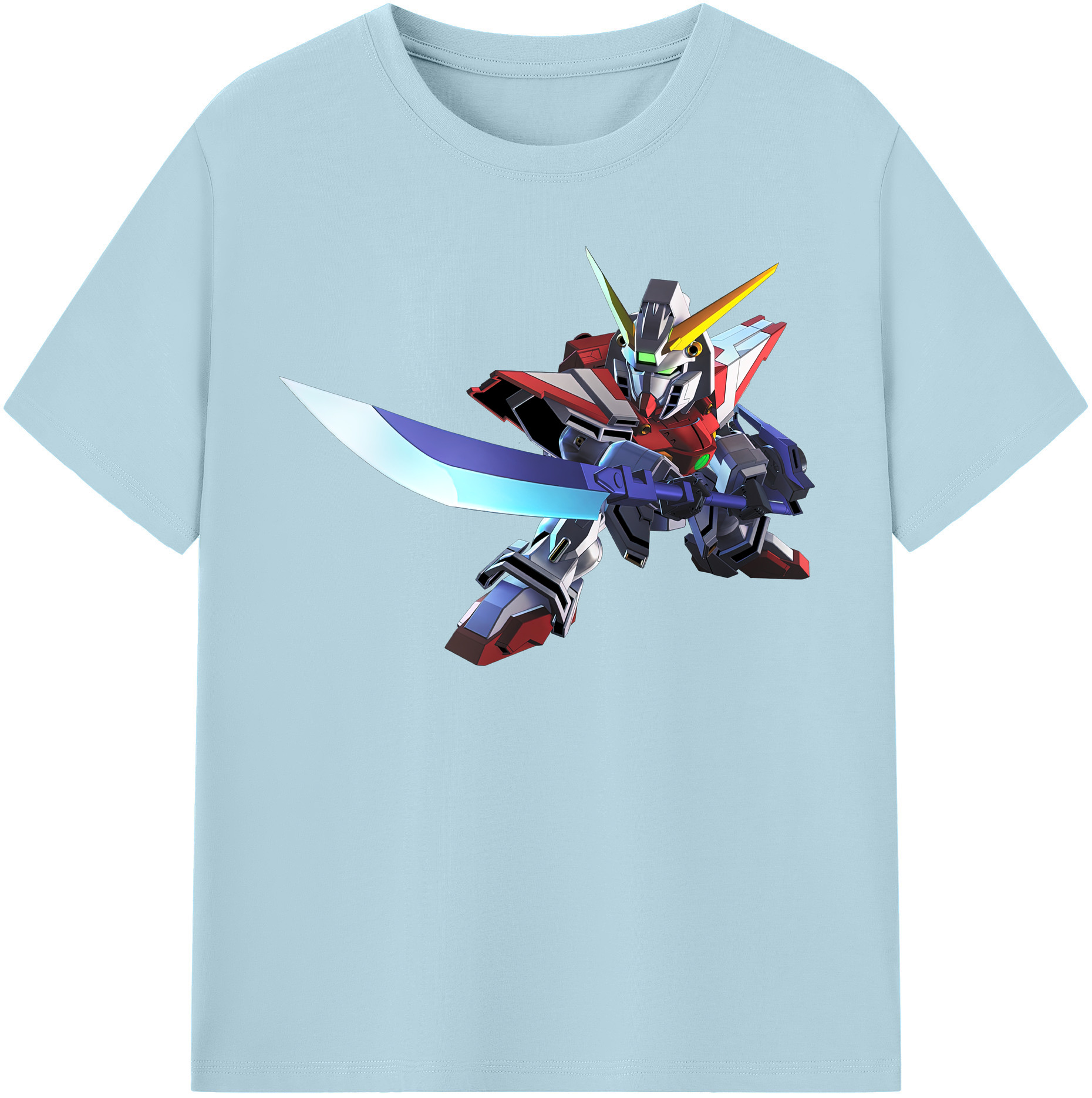 （画像用） 機動戦士ガンダム Mobile Suit Gundam 綿100％半袖Tシャツ（フロントプリント）
